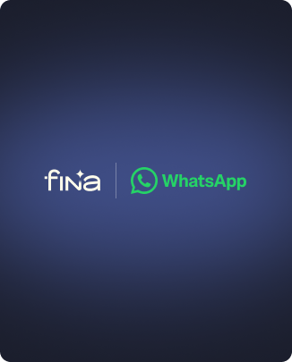 Fina pay-by-link via WhatsApp